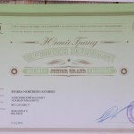 Сертификат Гранд Чемпиона Byara Northern Sunrise